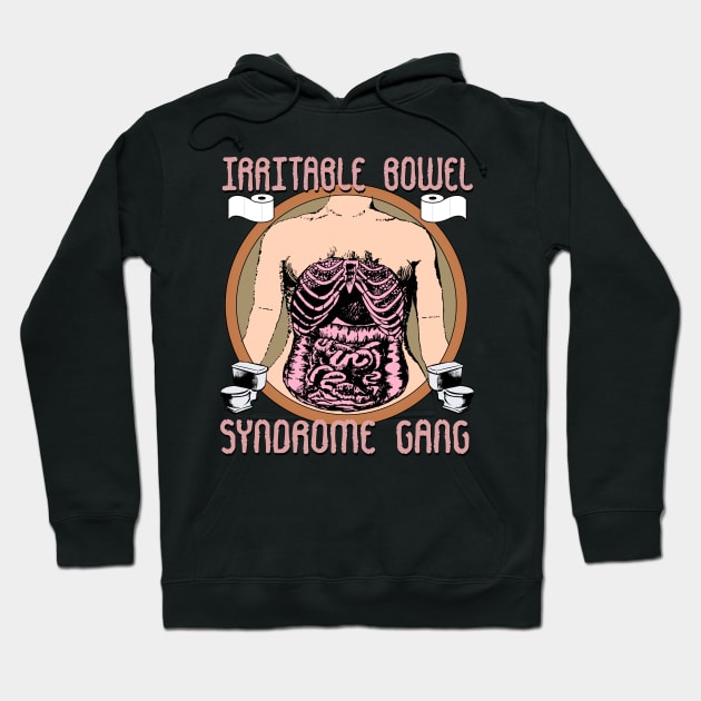 Irritable Bowel Syndrome Gang (IBS) (version 2) Hoodie by blueversion